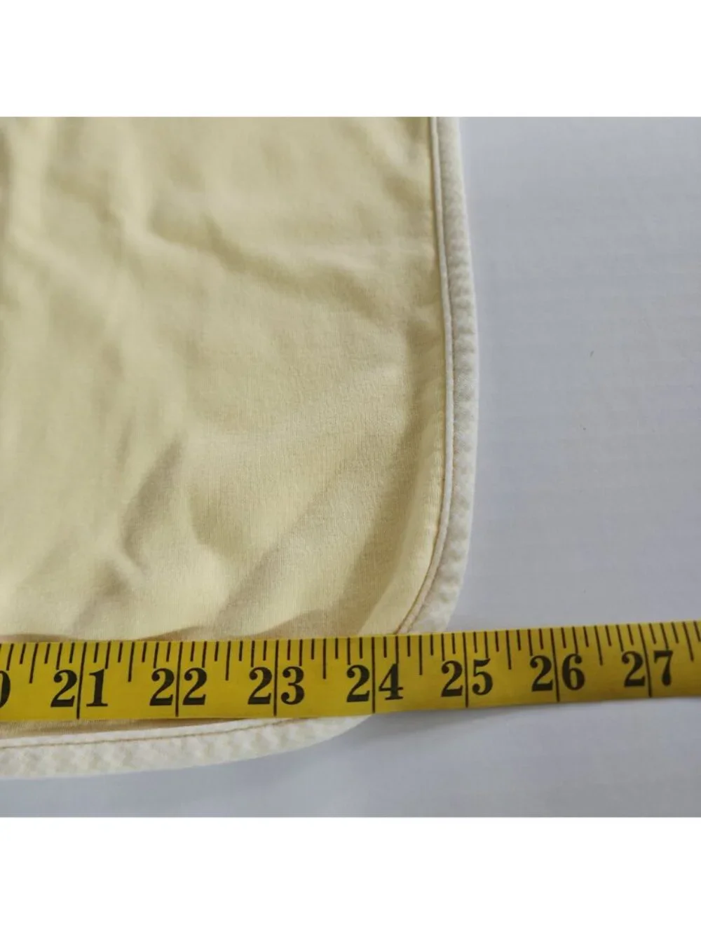 Vtg  Carter's baby blanket yellow teddy bear with pacifier